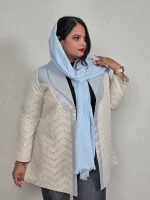 مانتو ژاکارد جناقی - تصویر 4