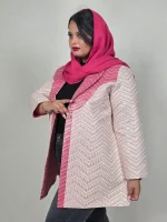 مانتو ژاکارد جناقی - تصویر 6
