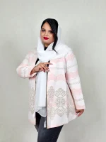 مانتو ژاکارد پنلی