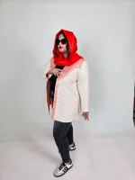 مانتو ژاکارد جناقی - تصویر 3