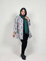 مانتو ژاکارد مثلثی