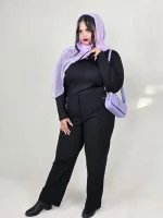 شلوار راسته کتان کش - تصویر 3