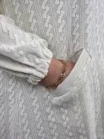 مانتو مخمل جلو زیپ - تصویر 5