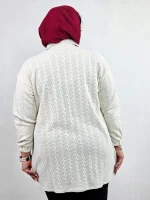 مانتو مخمل جلو زیپ - تصویر 8