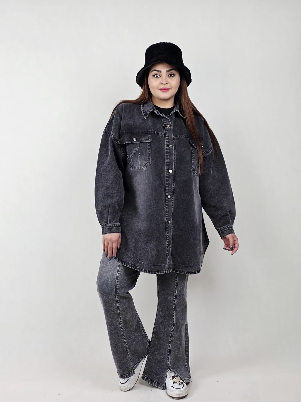 20260114_195537Sre شومیز جین دوجیب - تصویر 1