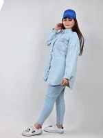شومیز جین دوجیب - تصویر 2