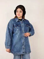 شومیز جین دوجیب - تصویر 14