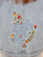 کت جین کابویی گلدوزی - تصویر 7